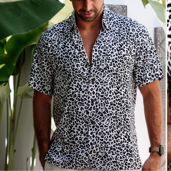 Kenny Flowers Other - Kenny Flowers  THE ISLAND CAT Animal Print 100% Rayon Organic 3X